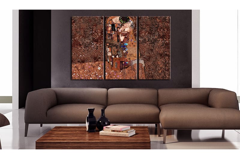 TAVLA Klimt Inspiration The Color Of Love 120x80 - Artgeist sp. z o. o. - Canvastavla