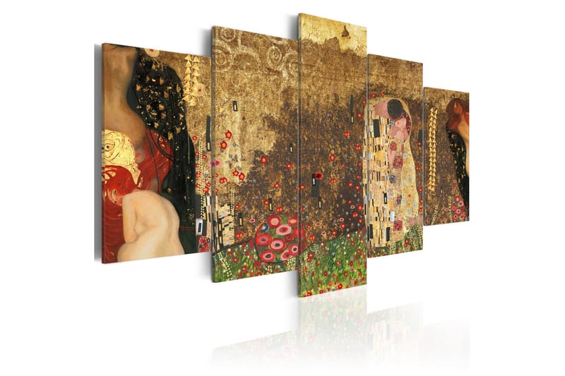 Tavla Klimt'S Muses 200X100 Flerfärgad, Artgeist sp. z o. o.