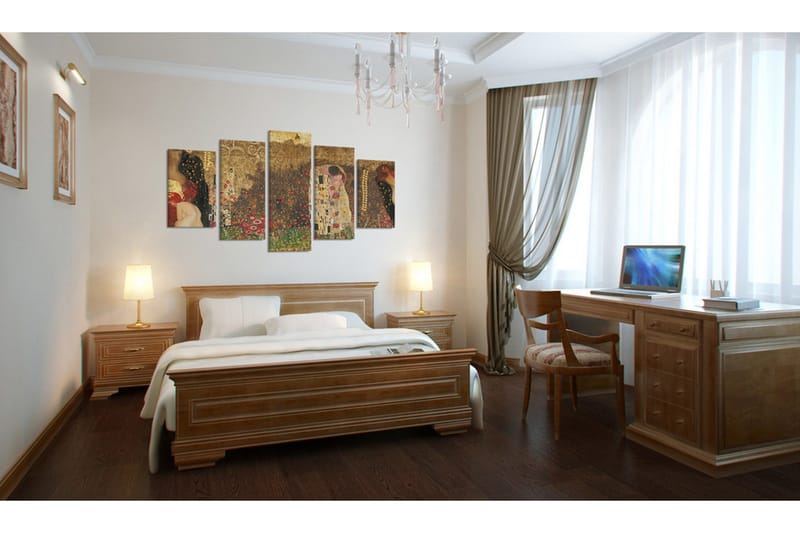 Tavla Klimt'S Muses 200X100 Flerfärgad - Artgeist sp. z o. o. - Inredning & dekor - Tavlor & konst - Canvastavla