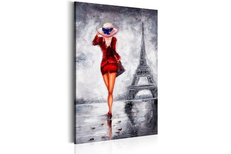 TAVLA Lady in Paris 60x90 - Artgeist sp. z o. o. - Inredning & dekor - Tavlor & konst - Canvastavla