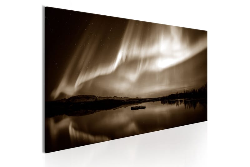 Tavla Lake In Sepia 120x40, Artgeist sp. z o. o.