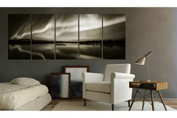 Tavla Lake In Sepia 225x90 - Artgeist sp. z o. o. - Inredning & dekor - Tavlor & konst - Canvastavla