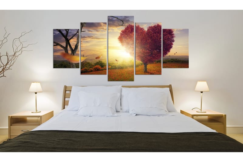 Tavla Land Of Feelings 100X50 Flerfärgad|Vit - Artgeist sp. z o. o. - Inredning & dekor - Tavlor & konst - Canvastavla