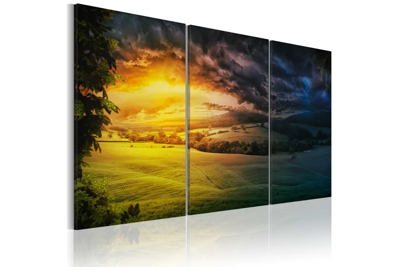 Tavla Landet Av Den Uppgående Solen 120x80 - Artgeist sp. z o. o. - Inredning & dekor - Tavlor & konst - Canvastavla