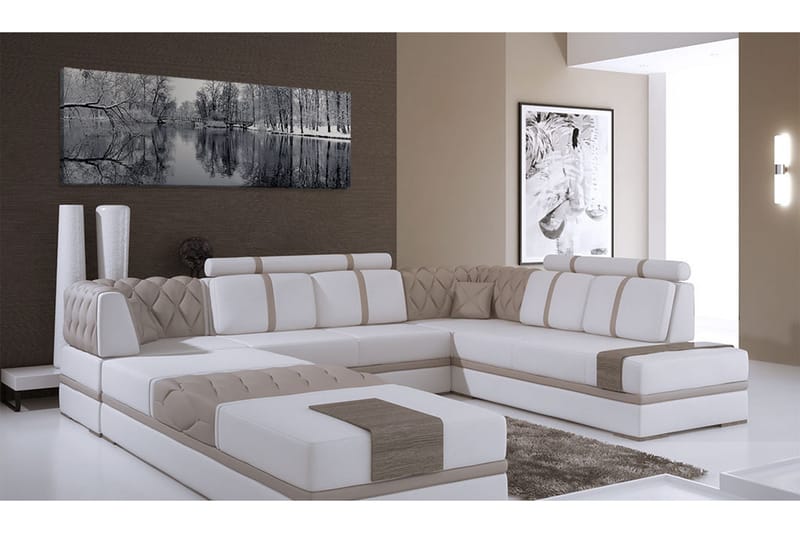 Tavla Landskap Vinter 135X45 Blå|Grå - Artgeist sp. z o. o. - Inredning & dekor - Tavlor & konst - Canvastavla