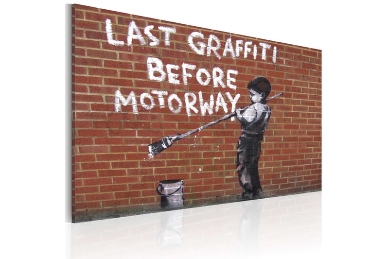 Tavla Last Graffiti Before Motorway Banksy 60x40, Artgeist sp. z o. o.