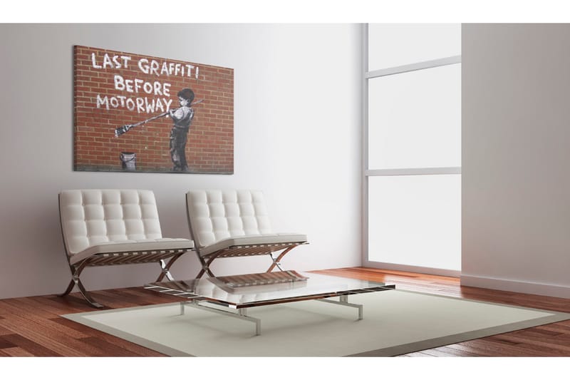 Tavla Last Graffiti Before Motorway Banksy 60x40 - Artgeist sp. z o. o. - Inredning & dekor - Tavlor & konst - Canvastavla