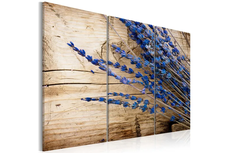 Tavla Lavander 60X40 Blå|Beige, Artgeist sp. z o. o.