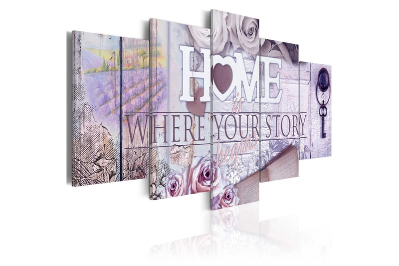 Tavla Lavender Dream 100X50 Lila|Flerfärgad - Artgeist sp. z o. o. - Inredning & dekor - Tavlor & konst - Canvastavla