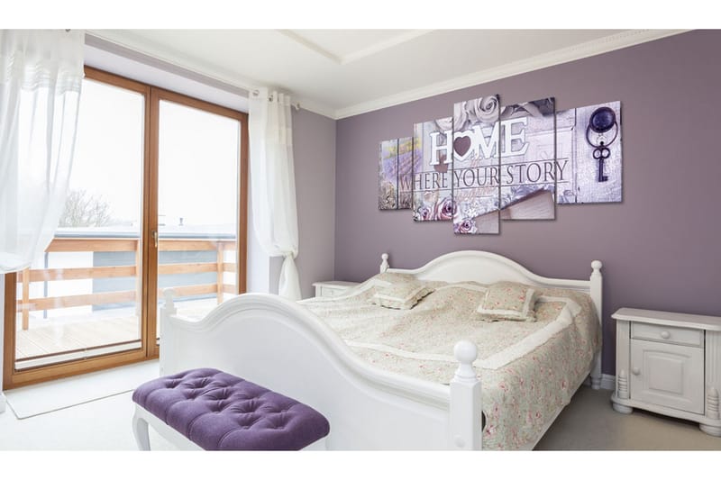 Tavla Lavender Dream 100X50 Lila|Flerfärgad - Artgeist sp. z o. o. - Inredning & dekor - Tavlor & konst - Canvastavla