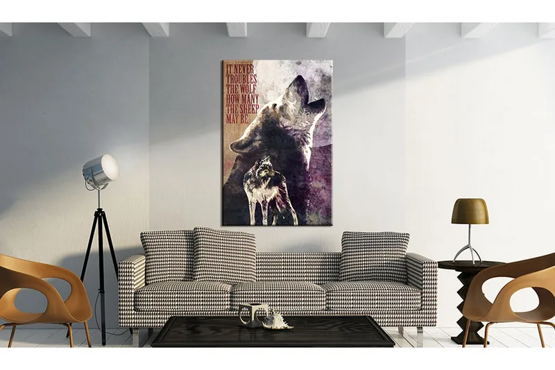 Tavla Law Of Nature 40X60 Lila|Flerfärgad - Artgeist sp. z o. o. - Inredning & dekor - Tavlor & konst - Canvastavla