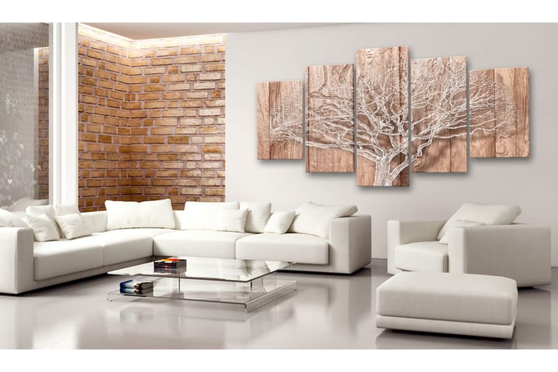 Tavla Legend Of Tree 200X100 Brun|Beige - Artgeist sp. z o. o. - Inredning & dekor - Tavlor & konst - Canvastavla