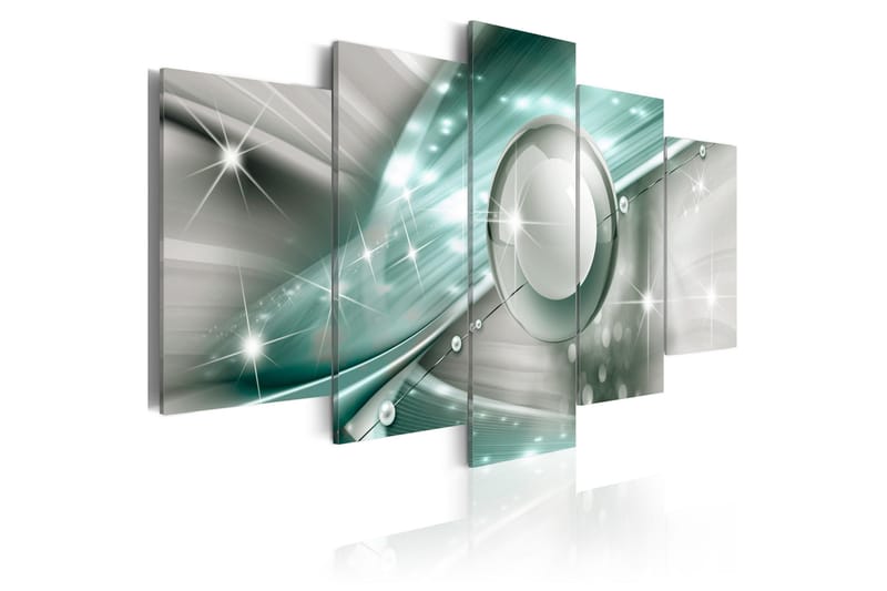 Tavla Light-Blue Flame 100x50 - Artgeist sp. z o. o. - Inredning & dekor - Tavlor & konst - Canvastavla