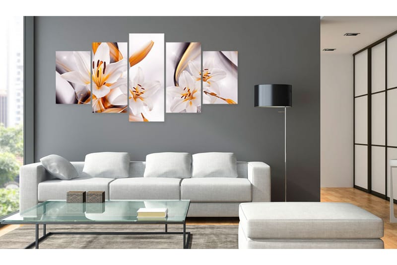 Tavla Lilium Regale 200x100 - Artgeist sp. z o. o. - Inredning & dekor - Tavlor & konst - Canvastavla