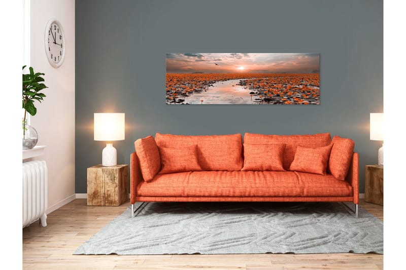 TAVLA Lily Pathway (1 Part) Narrow 150x50, Artgeist sp. z o. o.