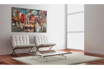 Tavla London collage Triptych 90x60 - Artgeist sp. z o. o. - Inredning & dekor - Tavlor & konst - Canvastavla