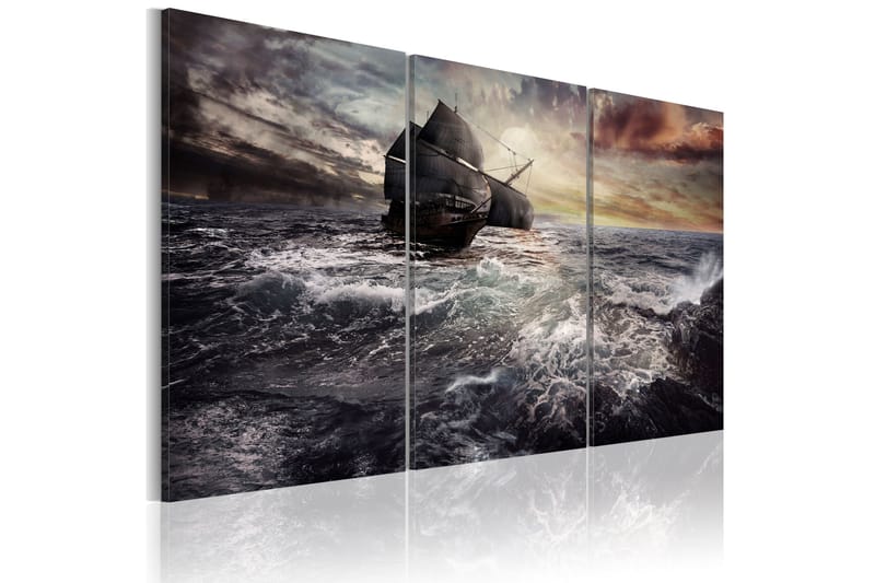 Tavla Lonely ship on a high seas 90x60, Artgeist sp. z o. o.