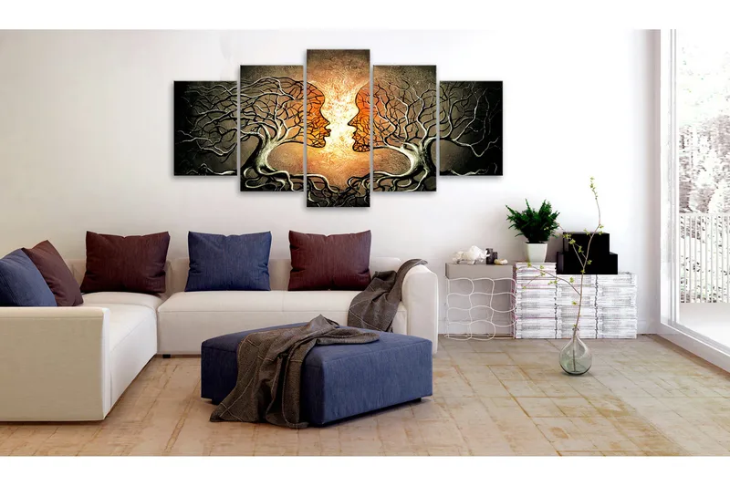 Tavla Love Entanglement 100x50 - Artgeist sp. z o. o. - Inredning & dekor - Tavlor & konst - Canvastavla