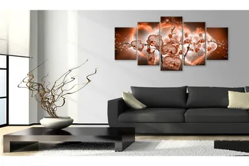 Tavla Love Orchids 200x100 - Artgeist sp. z o. o. - Inredning & dekor - Tavlor & konst - Canvastavla