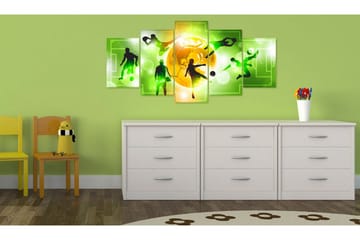 Tavla Love Soccer 100x50 - Artgeist sp. z o. o. - Inredning & dekor - Tavlor & konst - Canvastavla