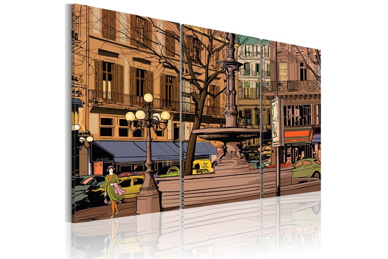 TAVLA Lugn kväll i Paris 90x60 - Artgeist sp. z o. o. - Inredning & dekor - Tavlor & konst - Canvastavla