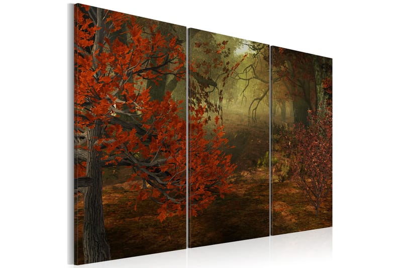 Tavla Lund Triptych 60X40 Orange|Flerfärgad - Artgeist sp. z o. o. - Inredning & dekor - Tavlor & konst - Canvastavla