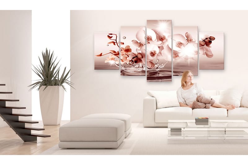Tavla Lyric Of Orchid 100X50 Rosa - Artgeist sp. z o. o. - Inredning & dekor - Tavlor & konst - Canvastavla