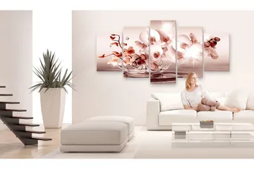 Tavla Lyric Of Orchid 200x100 - Artgeist sp. z o. o. - Inredning & dekor - Tavlor & konst - Canvastavla
