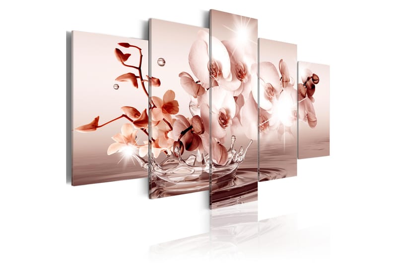 Tavla Lyric Of Orchid 200X100 Rosa - Artgeist sp. z o. o. - Inredning & dekor - Tavlor & konst - Canvastavla