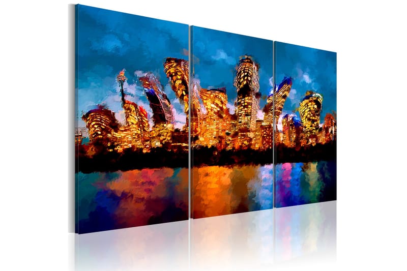 Tavla Mad City Triptych 120x80, Artgeist sp. z o. o.