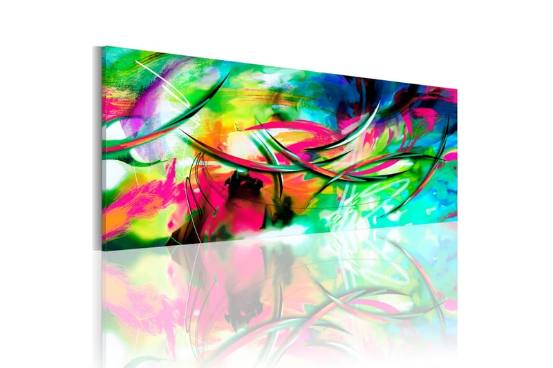 Tavla Madness Of Color 150X50 Flerfärgad - Artgeist sp. z o. o. - Canvastavla