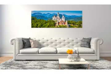 Tavla Magic Places Neuschwanstein Castle 120x40 - Artgeist sp. z o. o. - Inredning & dekor - Tavlor & konst - Canvastavla