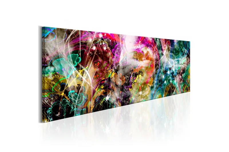 Tavla Magical Kaleidoscope 150x50 - Artgeist sp. z o. o. - Inredning & dekor - Tavlor & konst - Canvastavla