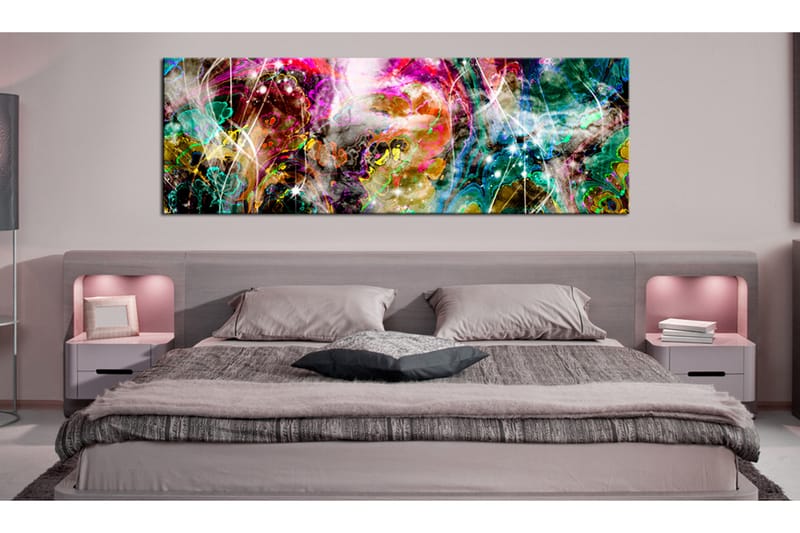 Tavla Magical Kaleidoscope 150X50 Flerfärgad Abstrakt - Artgeist sp. z o. o. - Canvastavla