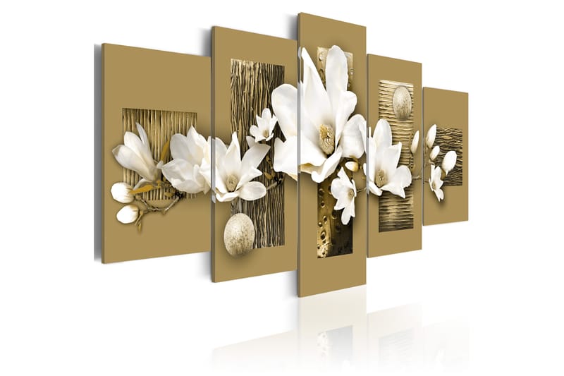 Tavla Magnolia Garden 200X100 Gul - Artgeist sp. z o. o. - Inredning & dekor - Tavlor & konst - Canvastavla
