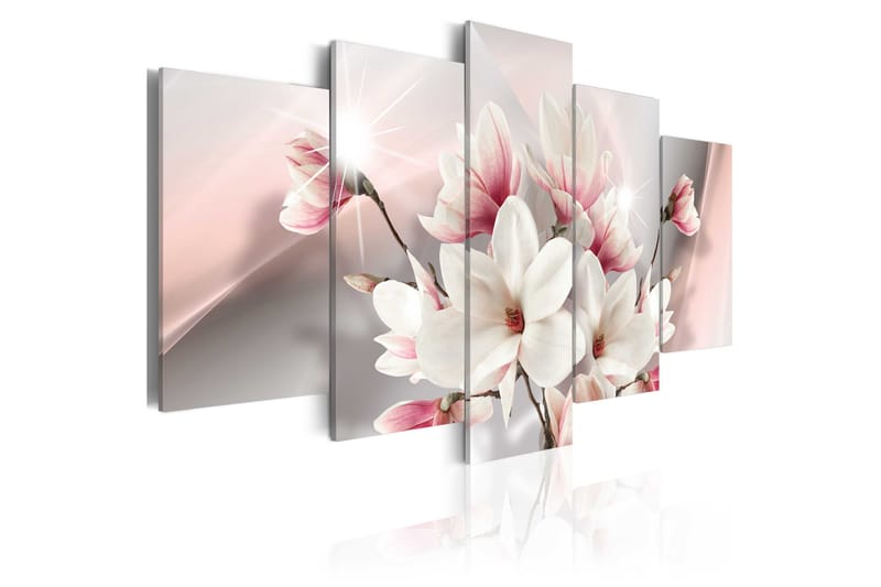 Tavla Magnolia In Bloom 100X50 Rosa|Vit - Artgeist sp. z o. o. - Inredning & dekor - Tavlor & konst - Canvastavla