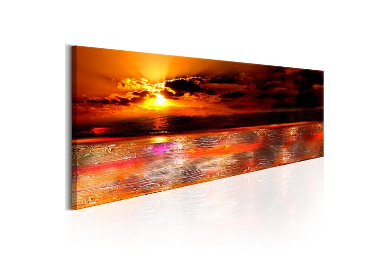 Tavla Majestic Ocean 135X45 Orange - Artgeist sp. z o. o. - Inredning & dekor - Tavlor & konst - Canvastavla
