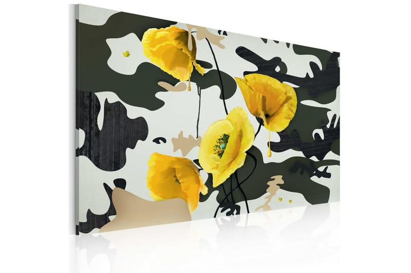 Tavla Målad av vallmo 90x60 - Artgeist sp. z o. o. - Inredning & dekor - Tavlor & konst - Canvastavla