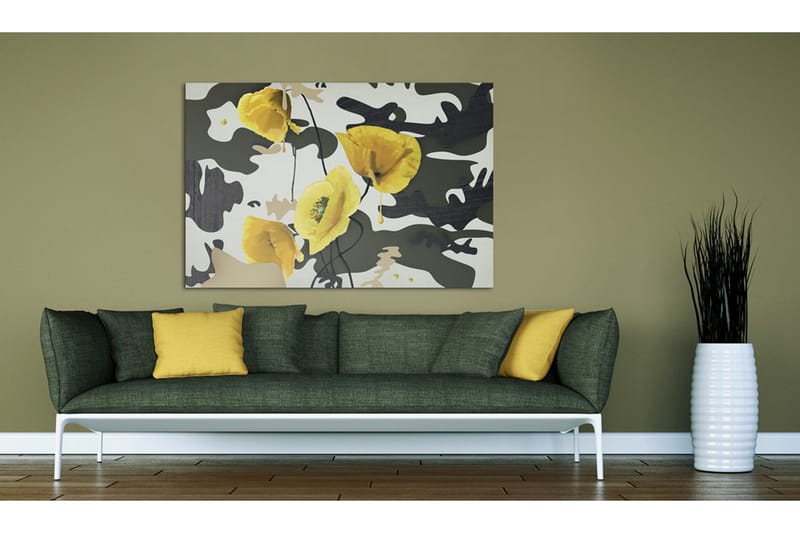 Tavla Målad av vallmo 90x60, Artgeist sp. z o. o.