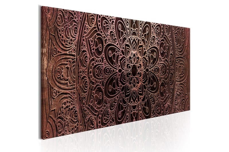 Tavla Mandala Amber Silence 150x50 - Artgeist sp. z o. o. - Inredning & dekor - Tavlor & konst - Canvastavla
