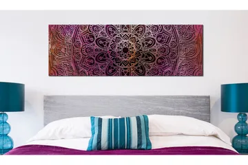 Tavla Mandala Amethyst Energy 135x45 - Artgeist sp. z o. o. - Inredning & dekor - Tavlor & konst - Canvastavla