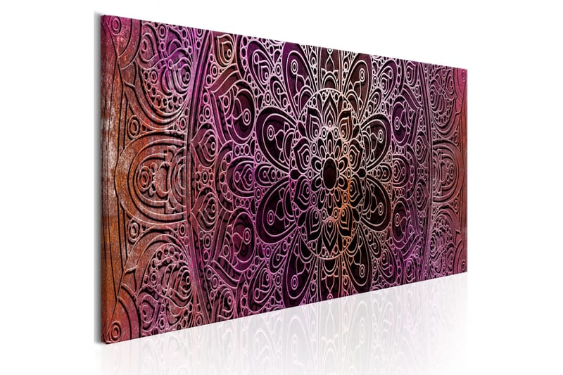 Tavla Mandala Amethyst Energy 150X50 Röd, Artgeist sp. z o. o.