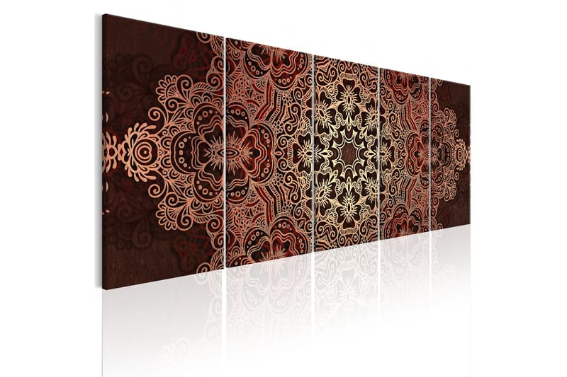 Tavla Mandala Flower Bouquet 200x80 - Artgeist sp. z o. o. - Inredning & dekor - Tavlor & konst - Canvastavla
