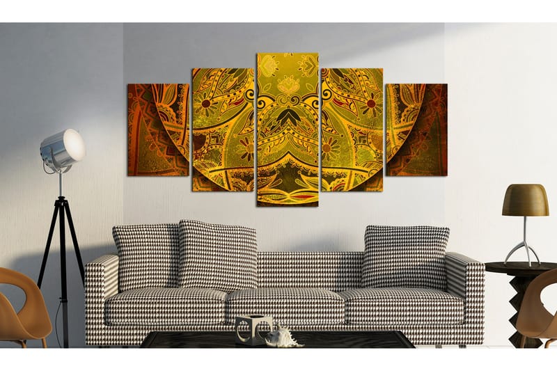 Tavla Mandala Golden Power 100x50 - Artgeist sp. z o. o. - Inredning & dekor - Tavlor & konst - Canvastavla