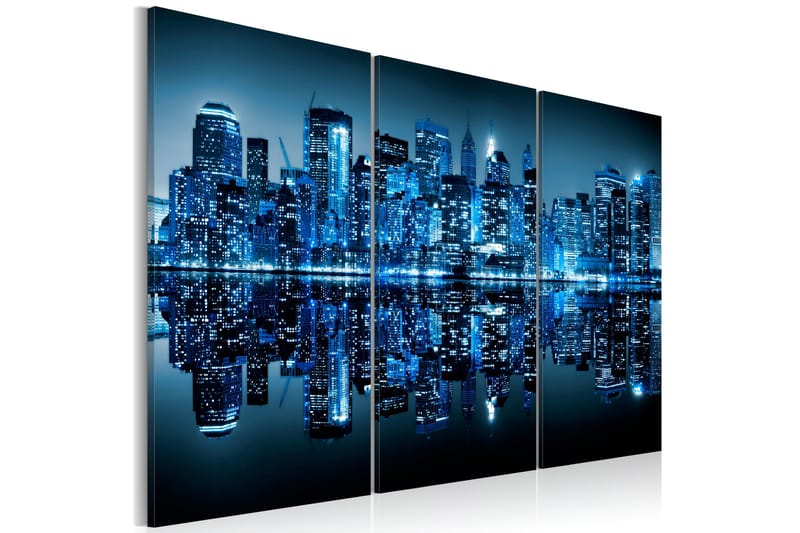 Tavla Manhattan In Blue Shade 120x80, Artgeist sp. z o. o.