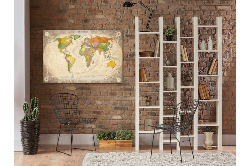 Tavla Map and Ornaments 120x80, Artgeist sp. z o. o.
