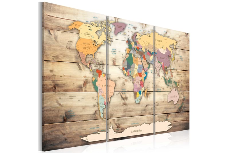 Tavla Map Of Dreams 90X60 Flerfärgad, Artgeist sp. z o. o.