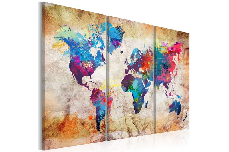 Tavla Maps: Urban Style 120x80 - Artgeist sp. z o. o. - Inredning & dekor - Tavlor & konst - Canvastavla