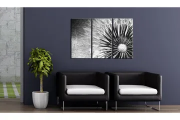 Tavla maskros (svart och vitt) 90x60 - Artgeist sp. z o. o. - Inredning & dekor - Tavlor & konst - Canvastavla