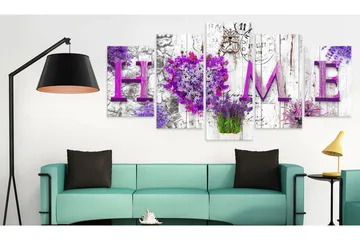 Tavla Mauve Asylum 100x50 - Artgeist sp. z o. o. - Inredning & dekor - Tavlor & konst - Canvastavla